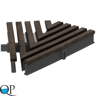 Шлиф. кам., угол 45 градусов, тёмный янтарь