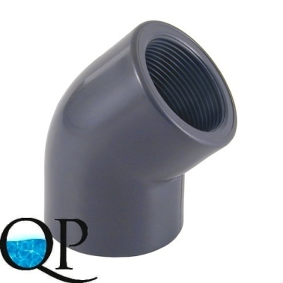 Отвод 45º ПВХ CEPEX (внутр. резьба BSP) 1