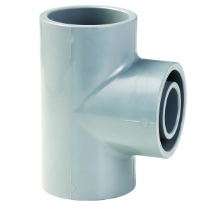 Тройник редукционный 90º ХПВХ Corzan® CEPEX (клеевой) 1