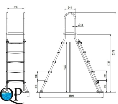 SAFETY LADDER 2 1500